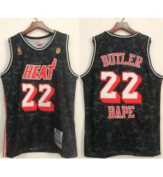 Miami Heat 22 Jimmy Butler Black Stitched Jersey