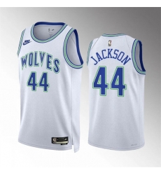 Minnesota Timberwolves 44 Justin Jackson White 2023-24 Classic Edition Stitched Jersey