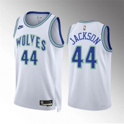 Minnesota Timberwolves 44 Justin Jackson White 2023-24 Classic Edition Stitched Jersey