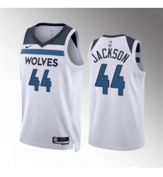 Minnesota Timberwolves 44 Justin Jackson White Association Edition Stitched Jersey