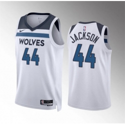 Minnesota Timberwolves 44 Justin Jackson White Association Edition Stitched Jersey
