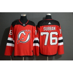 New Jersey Devils 76 P K Subban Red Jersey