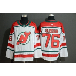 New Jersey Devils 76 P K Subban White Jersey