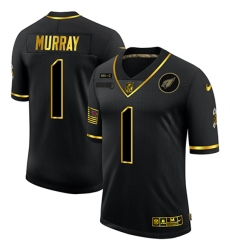 Arizona Cardinals 1 Kyler Murray Black Gold 2020 Salute To Service Limited Jersey