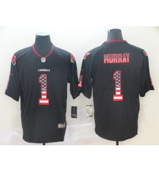 Arizona Cardinals 1 Kyler Murray Black USA Flag Fashion Limited Jersey