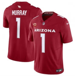 Arizona Cardinals 1 Kyler Murray Red 2023 F U S E With 4 Star C Patch Vapor Untouchable F U S E Limited Stitched Football Jersey