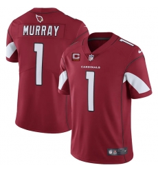 Arizona Cardinals 1 Kyler Murray Red With 3-Star C Patch Vapor Untouchable Limited Stitched NFL Jersey
