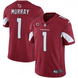 Arizona Cardinals 1 Kyler Murray Red With 3-Star C Patch Vapor Untouchable Limited Stitched NFL Jersey