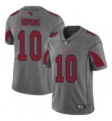 Arizona Cardinals 10 DeAndre Hopkins Silver Stitched NFL Limited Inverted Legend Jersey