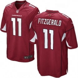 Arizona Cardinals 11 Larry Fitzgerald Game Red Team Color NFL Jersey