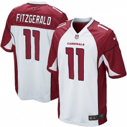 Arizona Cardinals 11 Larry Fitzgerald Game White NFL Jersey