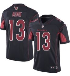 Arizona Cardinals 13 Christian Kirk Black Stitched NFL Limited Rush Jersey