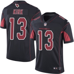 Arizona Cardinals 13 Christian Kirk Black Stitched NFL Limited Rush Jersey