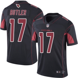 Arizona Cardinals 17 Hakeem Butler Black Red Number Vapor Untouchable Stitched Football Jersey