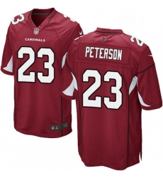 Arizona Cardinals 23 Adrian Peterson Game Red Team Color NFL Jersey