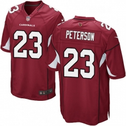 Arizona Cardinals 23 Adrian Peterson Game Red Team Color NFL Jersey