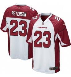 Arizona Cardinals 23 Adrian Peterson Game White NFL Jersey