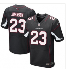 Arizona Cardinals 23 Chris Johnson Black Alternate Stitched NFL Elite Jersey