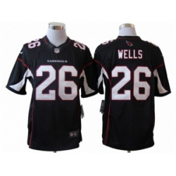 Arizona Cardinals 26 Chris Wells Black Limited NFL Jersey