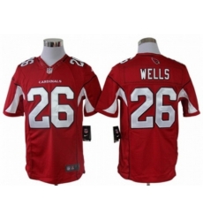 Arizona Cardinals 26 Chris Wells Red Limited NFL Jersey
