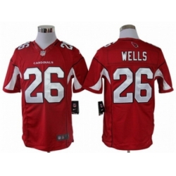 Arizona Cardinals 26 Chris Wells Red Limited NFL Jersey