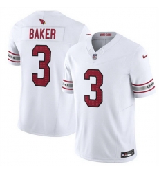 Arizona Cardinals 3 Budda Baker White Vapor Untouchable F U S E Limited Stitched Football Jersey