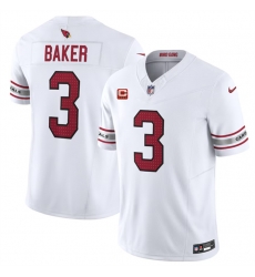 Arizona Cardinals 3 Budda Baker White With 4 Star C Patch Vapor Untouchable F U S E Limited Stitched Football Jersey Arizona Cardinals 3 Budda Baker White With 4 Star C Patch Vapor Untouchable F U S E Limited Stitched Football Jersey
