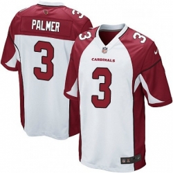 Arizona Cardinals 3 Carson Palmer Game White NFL Jersey