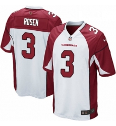 Arizona Cardinals 3 Josh Rosen Game White NFL Jersey