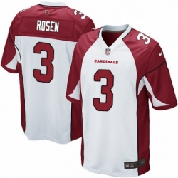 Arizona Cardinals 3 Josh Rosen Game White NFL Jersey