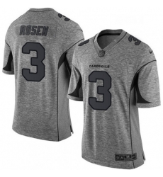 Arizona Cardinals 3 Josh Rosen Limited Gray Gridiron NFL Jersey