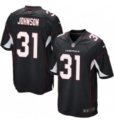 Arizona Cardinals 31 David Johnson Game Black Alternate NFL Jersey