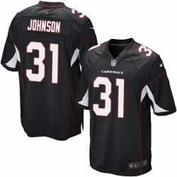 Arizona Cardinals 31 David Johnson Game Black Alternate NFL Jersey