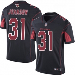 Arizona Cardinals 31 David Johnson Limited Black Rush Vapor Untouchable NFL Jersey