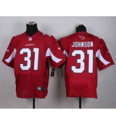 Arizona Cardinals 31 Johnson Red Elite Johnson NFL Jerseys