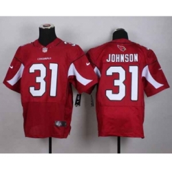 Arizona Cardinals 31 Johnson Red Elite Johnson NFL Jerseys