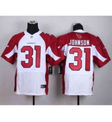 Arizona Cardinals 31 Johnson White Elite Johnson NFL Jerseys