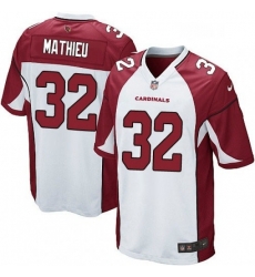 Arizona Cardinals 32 Tyrann Mathieu Game White NFL Jersey