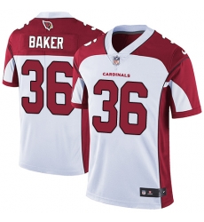 Arizona Cardinals 36 Budda Baker White Stitched NFL Vapor Untouchable Limited Jersey