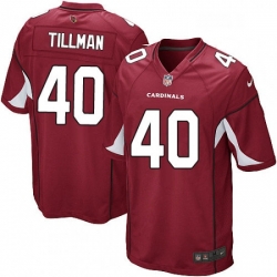 Arizona Cardinals 40 Pat Tillman Game Red Team Color NFL Jersey