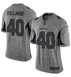 Arizona Cardinals 40 Pat Tillman Limited Gray Gridiron NFL Jersey