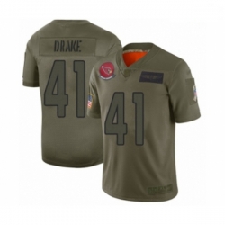 Arizona Cardinals 41 Kenyan Drake Limited Olive 2019 Salute To Service Football Jersey