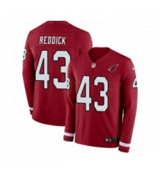 Arizona Cardinals 43 Haason Reddick Limited Red Therma Long Sleeve NFL Jersey