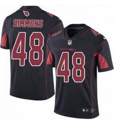Arizona Cardinals 48 Isaiah Simmons Black Stitched NFL Limited Rush Jersey
