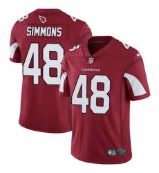 Arizona Cardinals 48 Isaiah Simmons Red Team Color Stitched NFL Vapor Untouchable Limited Jersey
