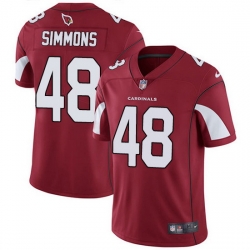 Arizona Cardinals 48 Isaiah Simmons Red Team Color Stitched NFL Vapor Untouchable Limited Jersey