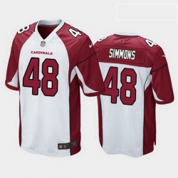 Arizona Cardinals 48 Isaiah Simmons White Game Jersey
