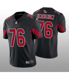 Arizona Cardinals 76 Will Hernandez Black Color Rush Stitched Football Jersey