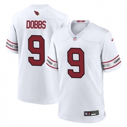 Arizona Cardinals 9 Joshua Dobbs White 2023 Stitched Game Football Jersey