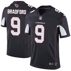 Arizona Cardinals 9 Sam Bradford Black Alternate Stitched NFL Vapor Untouchable Limited Jersey